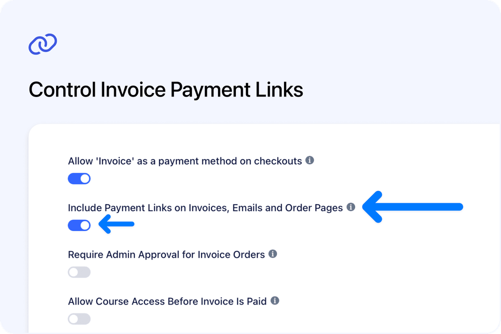 🔗 Choose When Customers See Invoice Payment Links