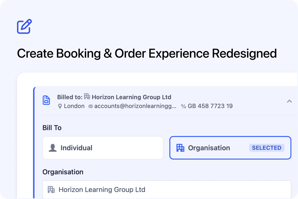 🚀 Create Booking & Order Experience Redesigned