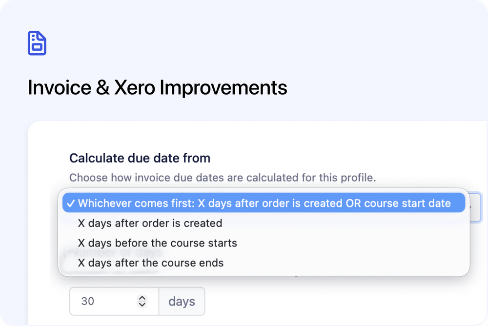 🔄 Invoice & Xero Improvements