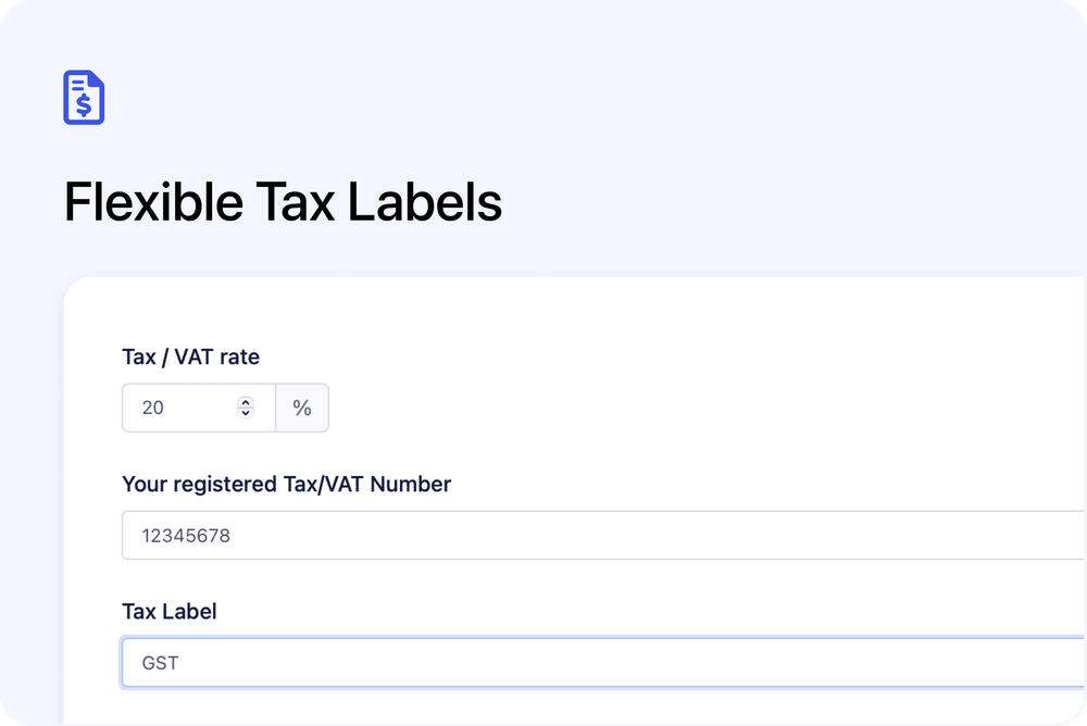 🧾 Flexible Tax Labels for International Educators