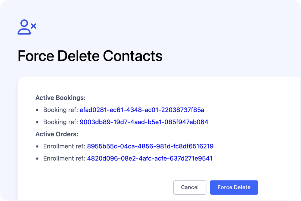 🗑️ Force Delete Contacts
