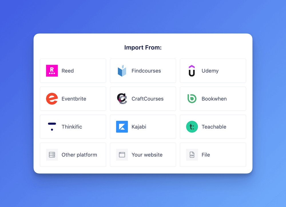🔄 Import your Listings from External Platforms