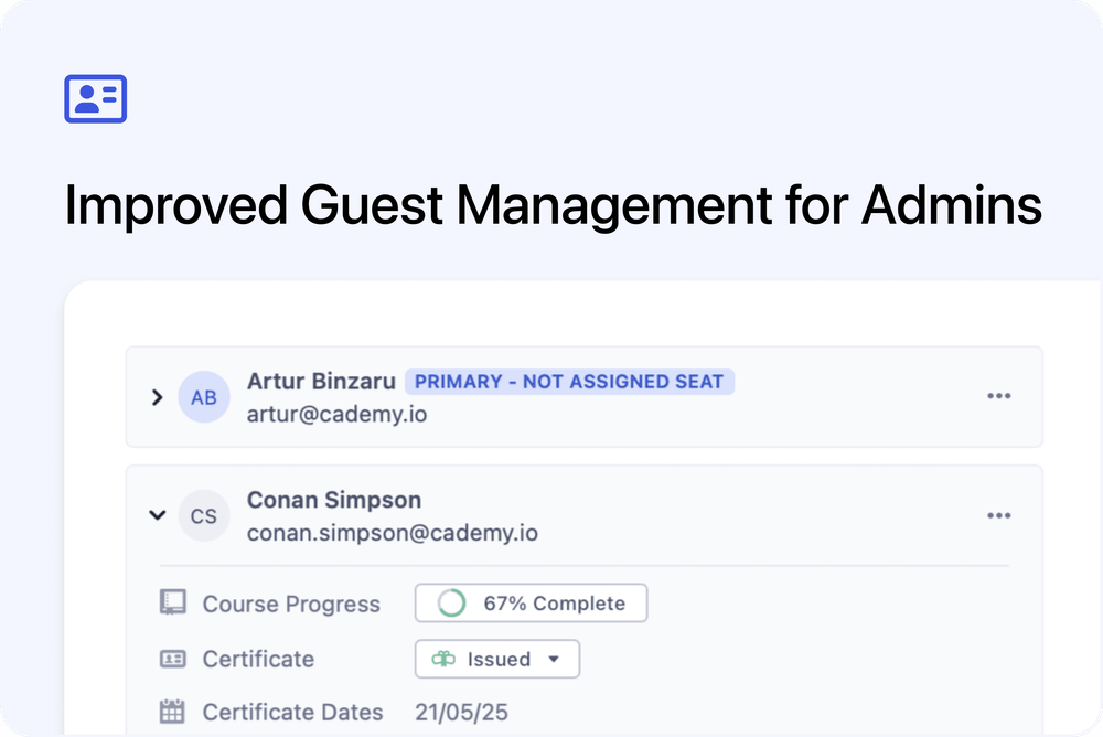 🛠️ Improved Guest Participant Management for Admins