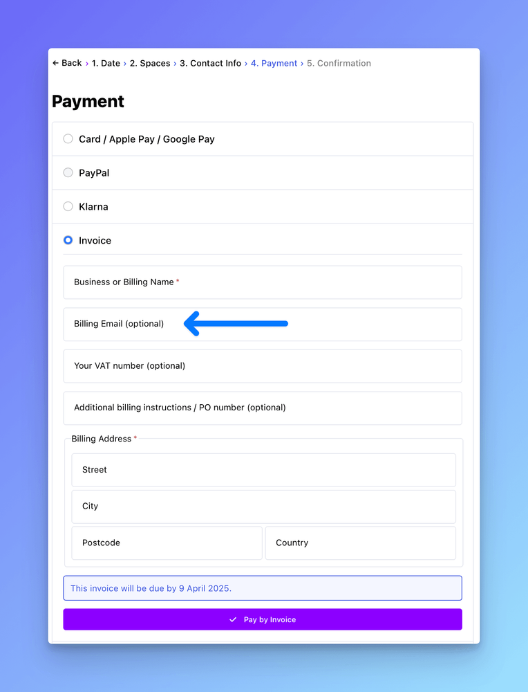 📩 Invoice Billing Email