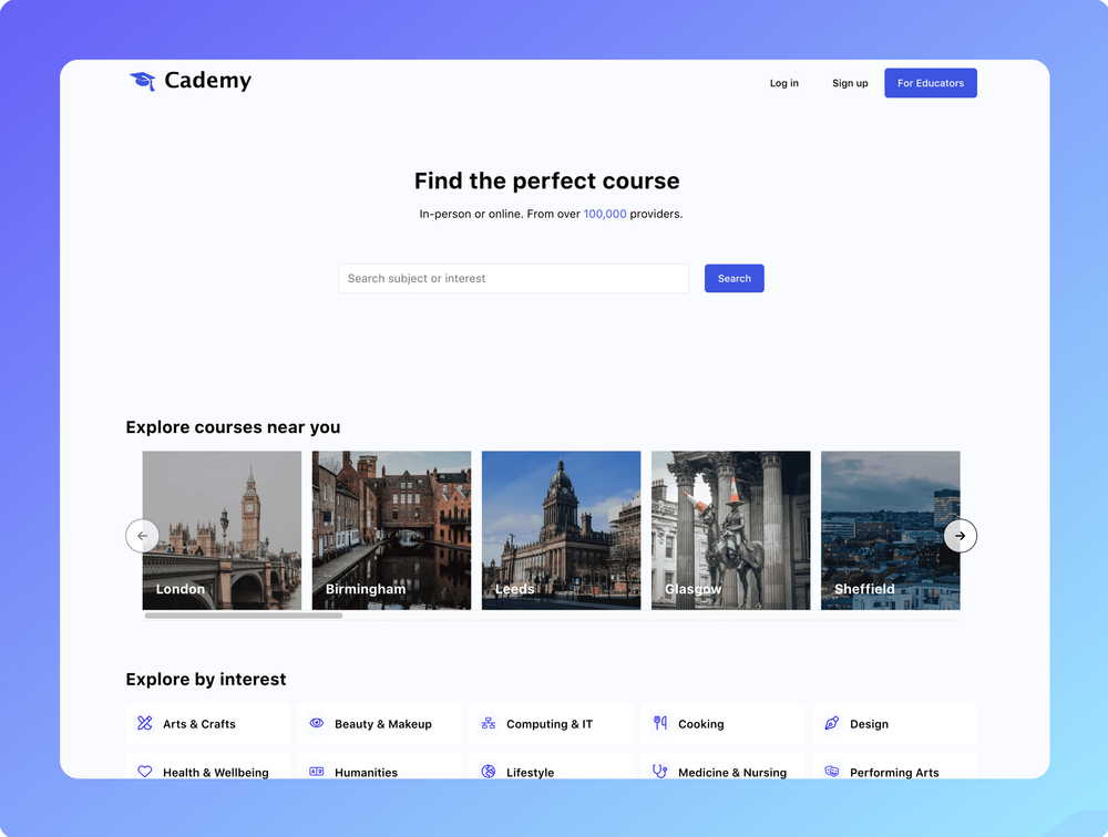New Cademy Marketplace [Beta]