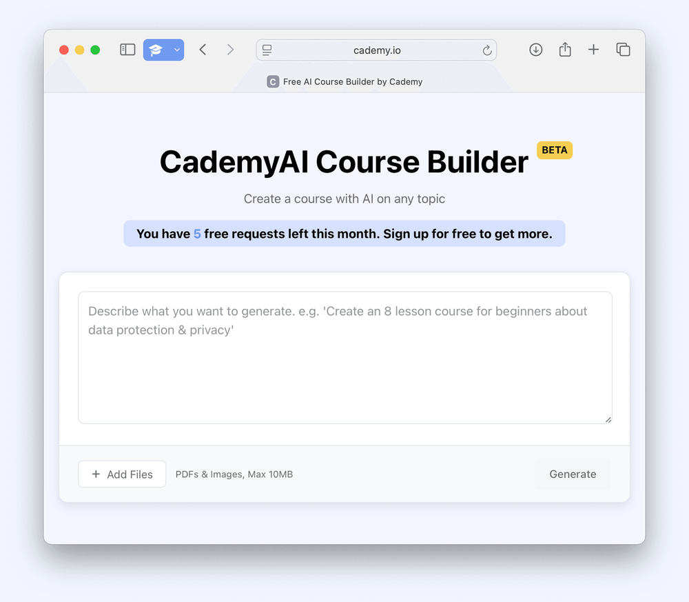 🧠 Our AI Course Builder - Is Now Open to Everyone!
