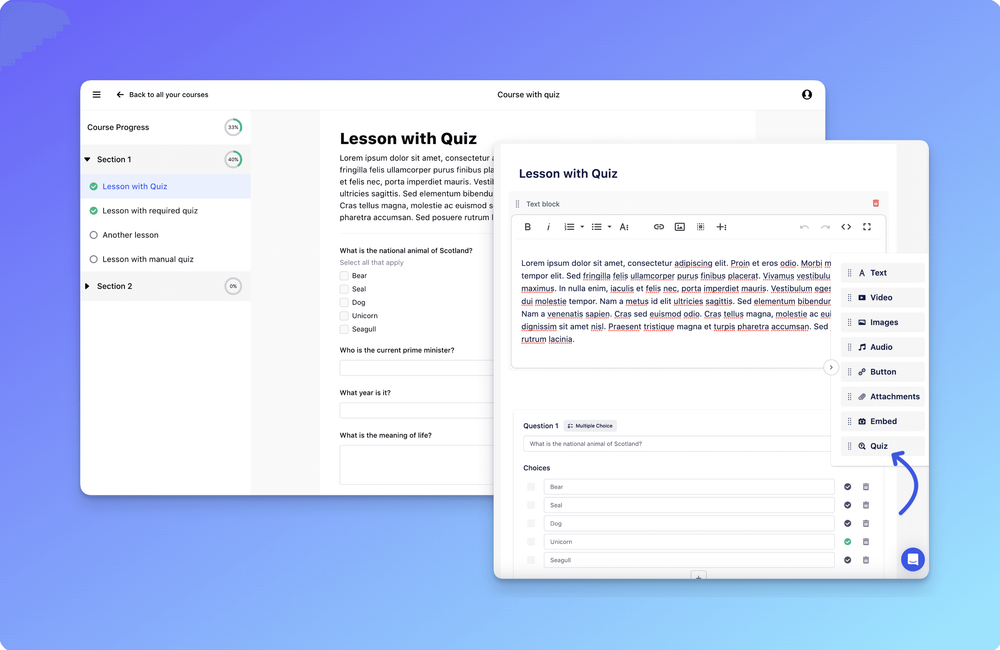 Quizzes & Assessments