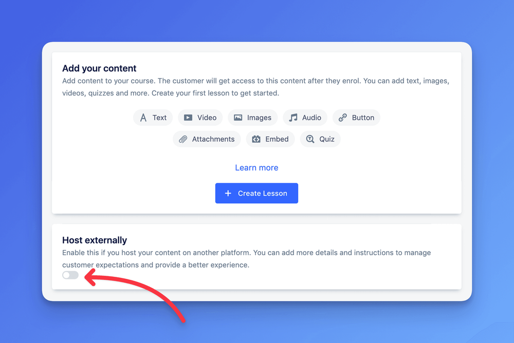 📣 Sell external on-demand courses on Cademy