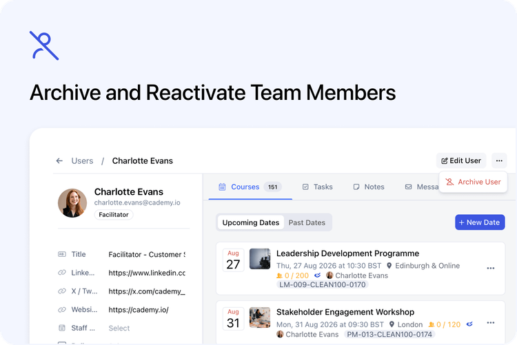 👥 Safely Archive and Reactivate Team Members