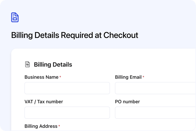 💳 Billing Details Now Required at Checkout