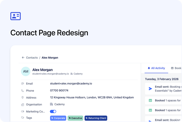 ποΈ Contact Page Redesign