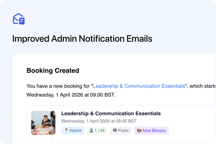 📩 Improved Admin Notification Emails