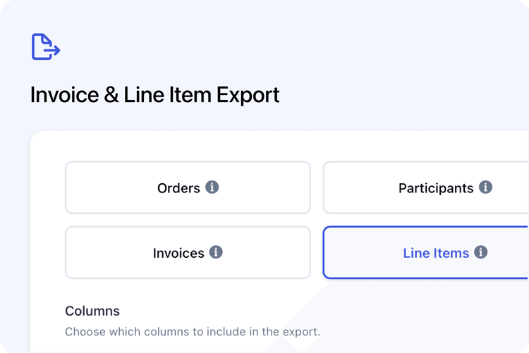 📤 Invoice & Line Item Exports