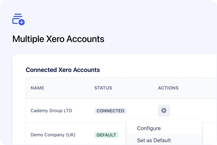🔗 Support for Multiple Xero Accounts