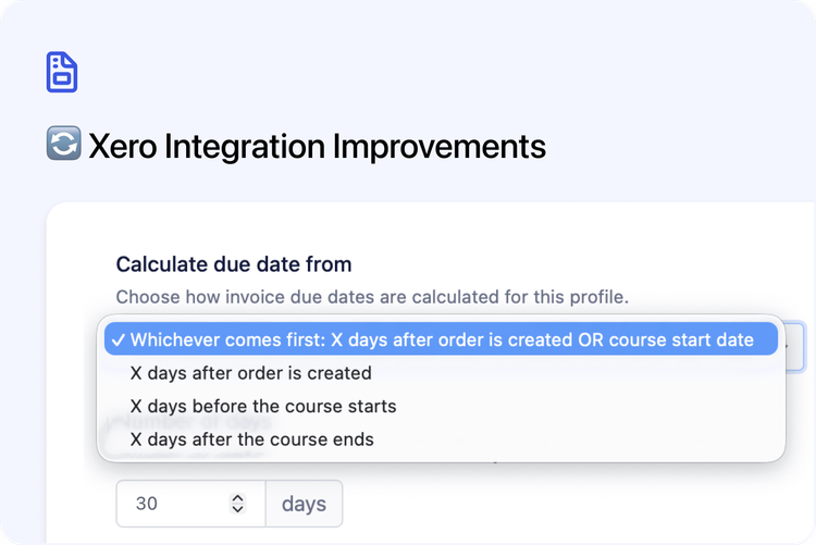 π Xero Integration Improvements