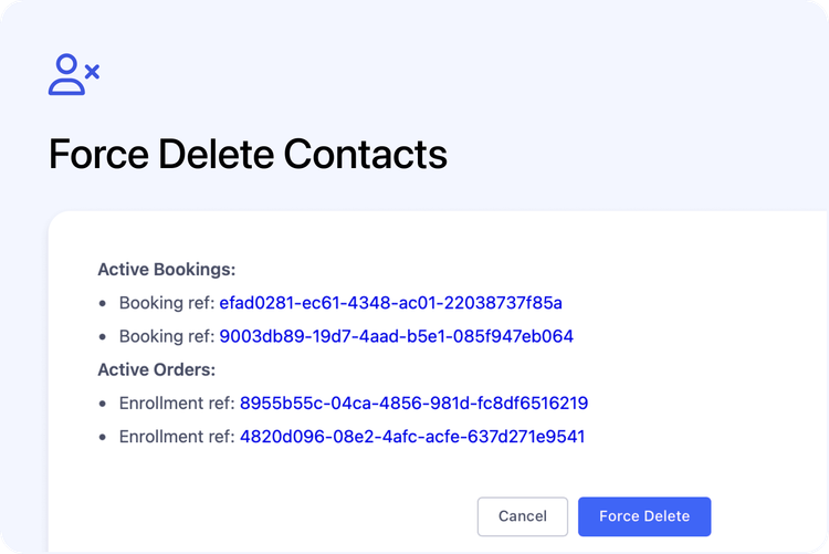 🗑️ Force Delete Contacts