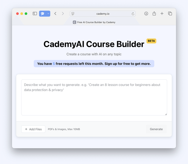 🧠 Our AI Course Builder - Is Now Open to Everyone!