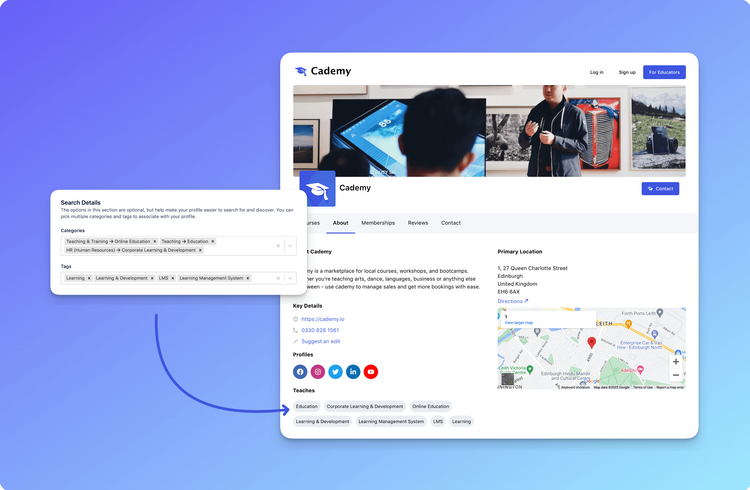 Profile Tags & Categories