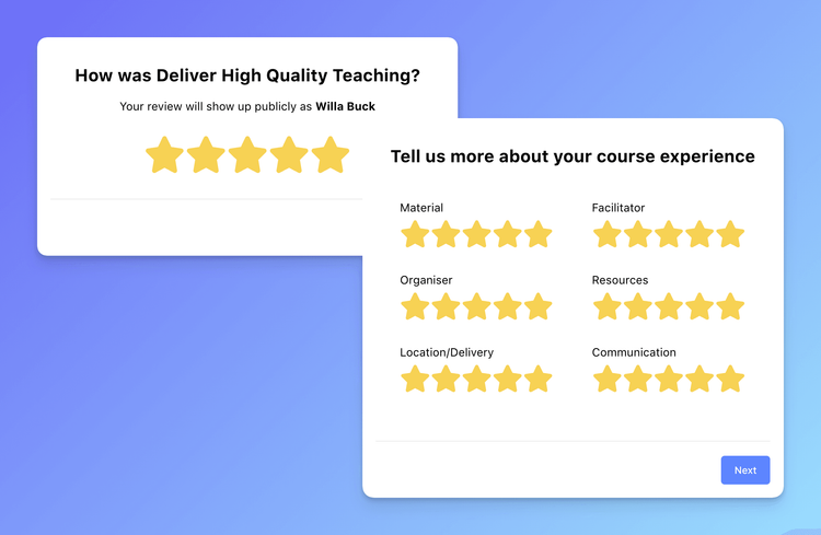 🌟 Reviews for Courses and Course Providers
