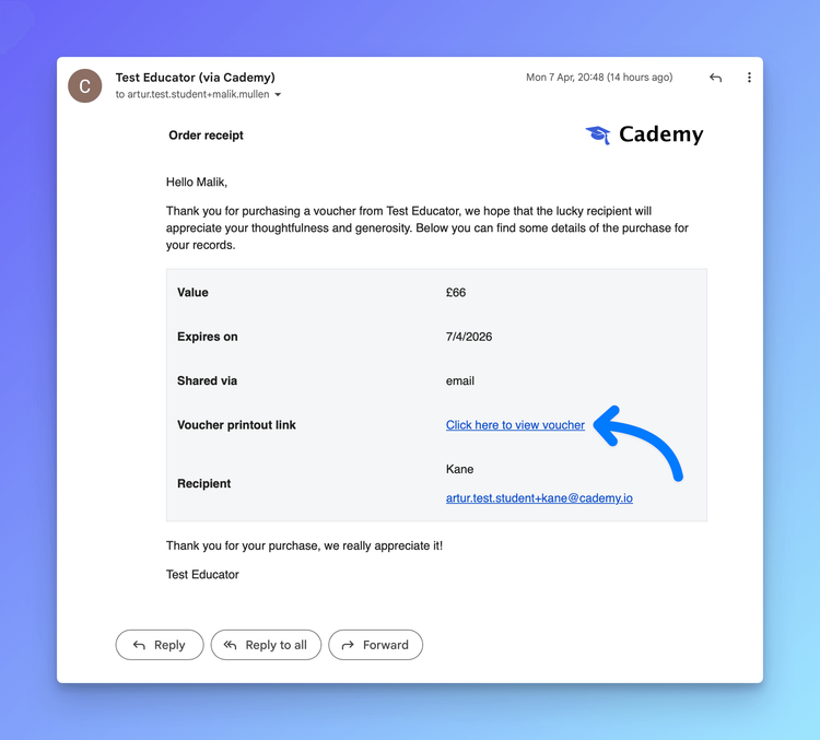 🎁 Voucher PDF Link Now Included in Receipt Emails
