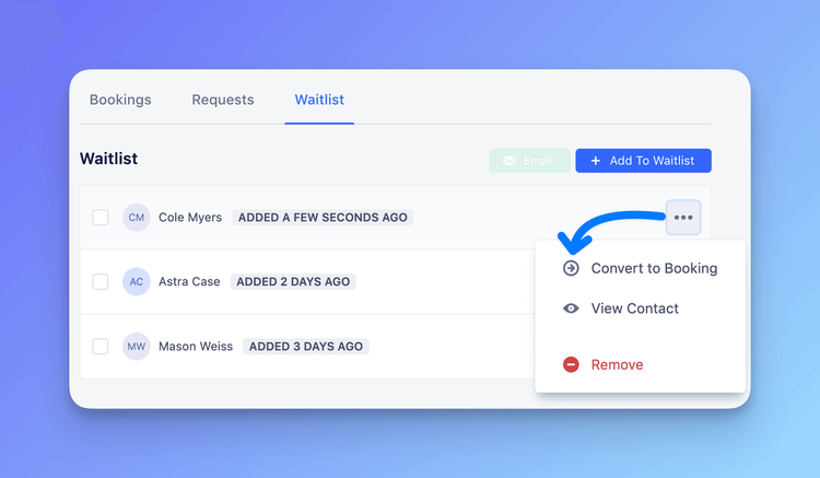🌟 Waitlist Management Improvements 🌟